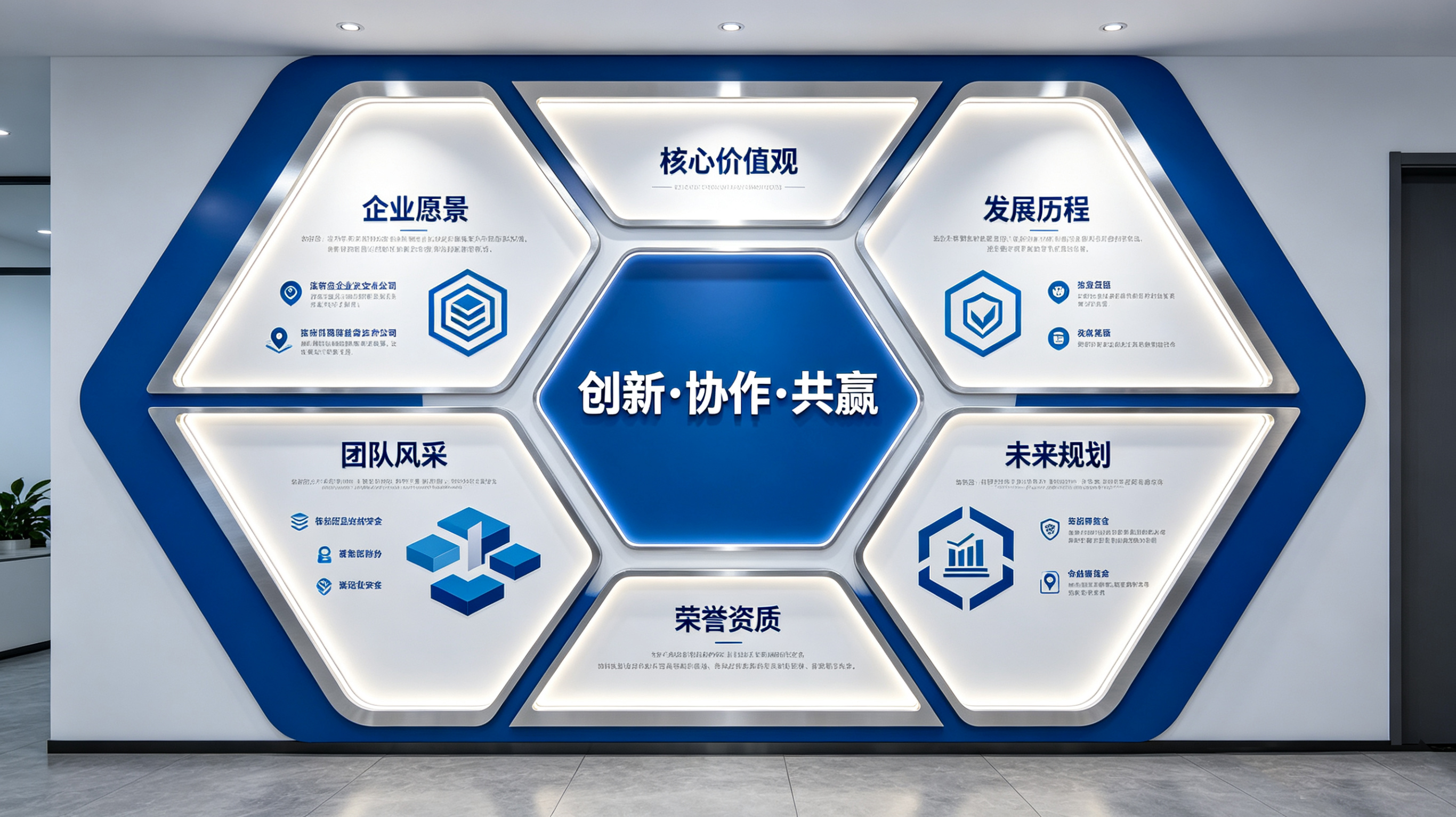  遂平企业文化墙六边形避坑指南（新手常犯5个错误）